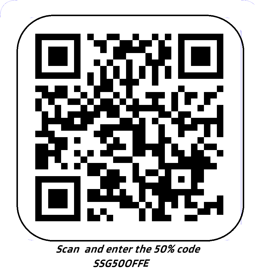 QR code to subscribe to Essential with code SSG50OFFE
