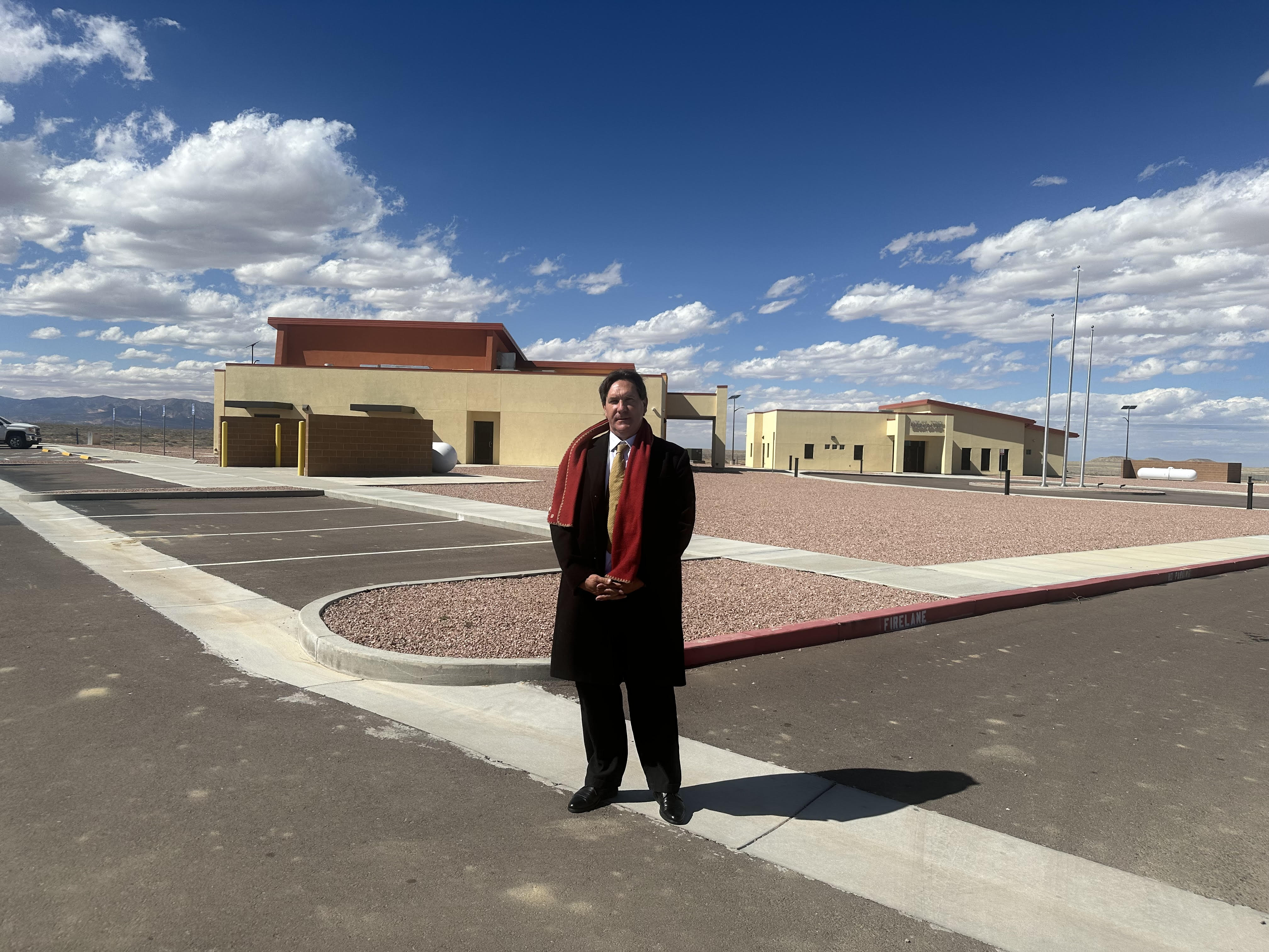 Daniel Donatelli on site at a supply facility