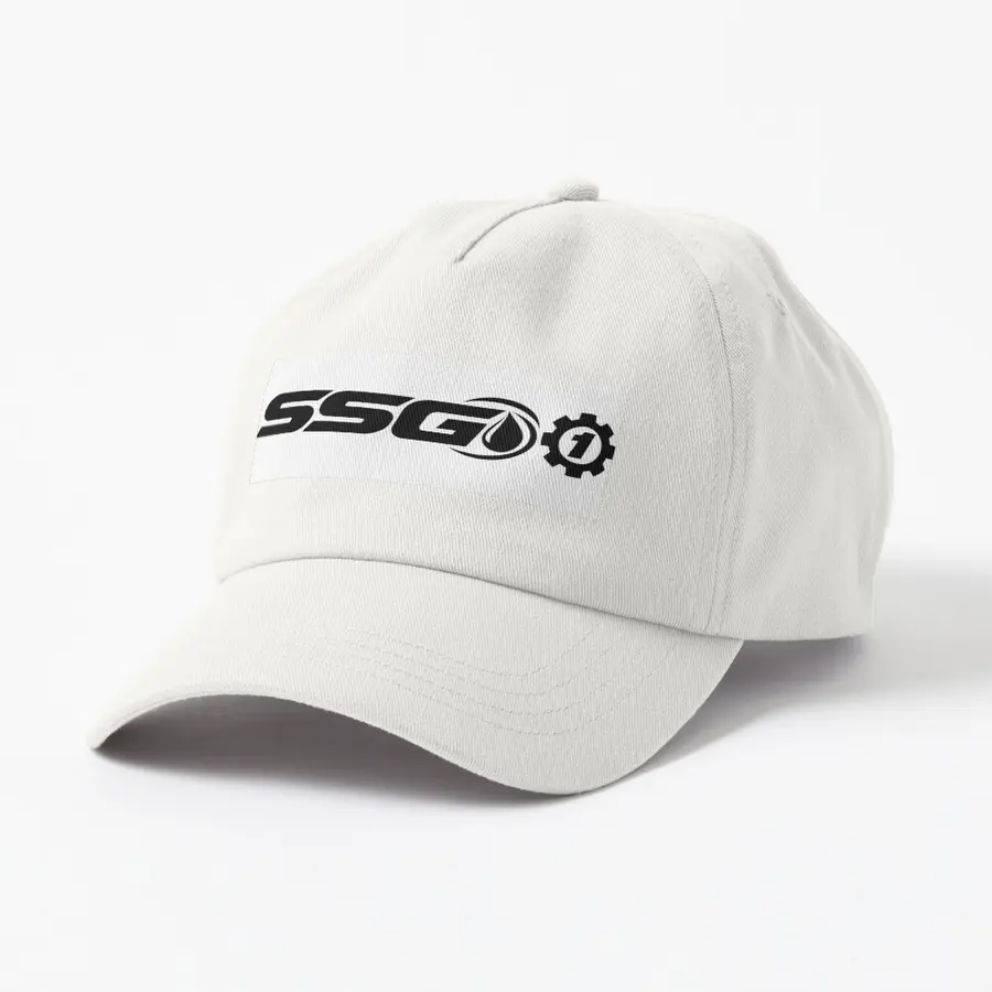 SSG Merch white cap with SSG1 logo