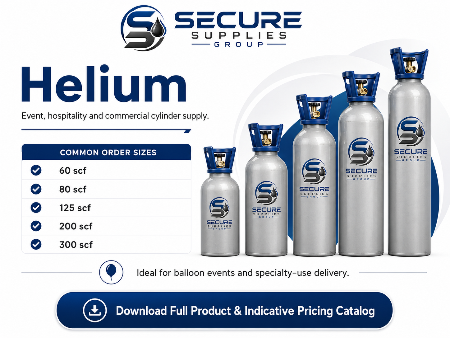 Secure Supplies helium supply products